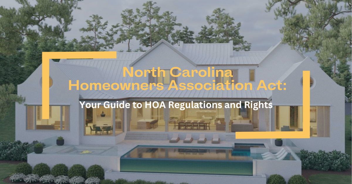 North Carolina Homeowners Association Act