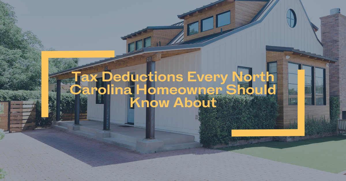 Tax Deductions Every North Carolina Homeowner Should Know About